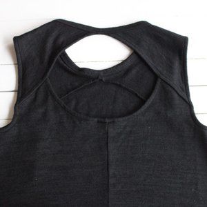 Black GAP Soft Knit Tank Dress